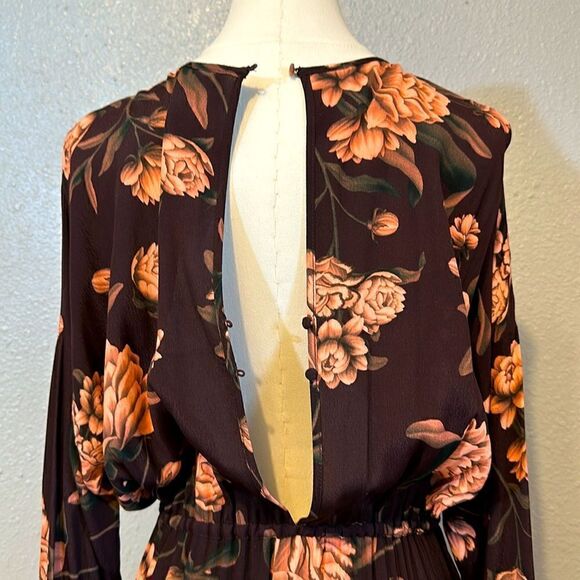 Johanna Ortiz x H&M flounced crepe women’s midi dress size S - Picture 9 of 12